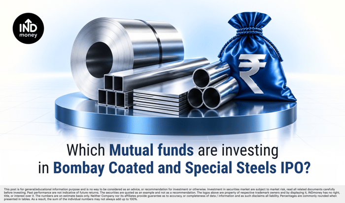 which mutual funds are investing in bombay coated and special steels ipo