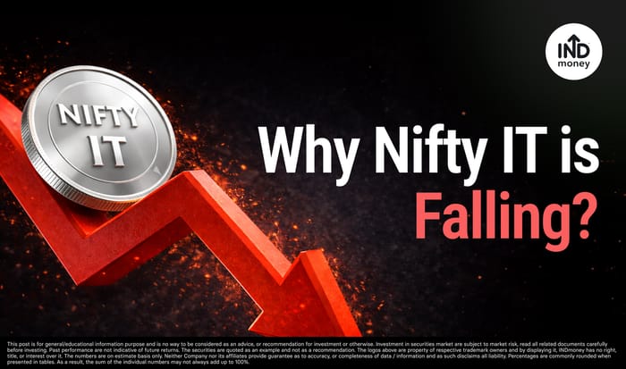 image with title "Why Nifty IT is Falling ?"