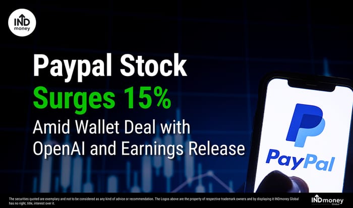 Paypal Stock Surges 15% Amid Wallet Deal with OpenAI’s ChatGPT and Earnings Release